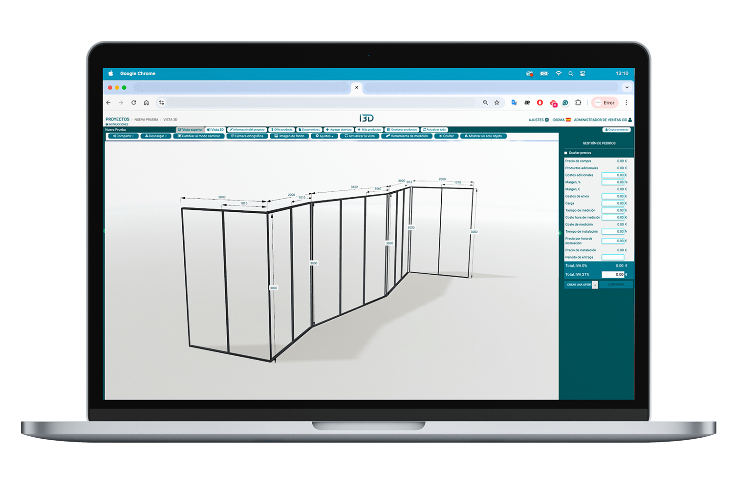Glazing i3D configurator details